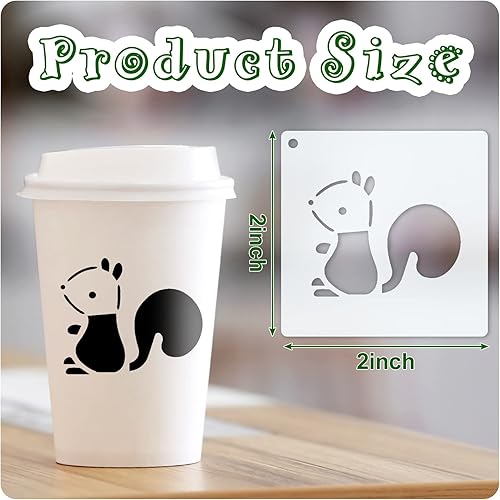 Miniatura 73 de 100 plantillas para pintar en madera, plantillas reutilizables, manualidades, plantillas de dibujo, papel de pared para bricolaje, álbumes