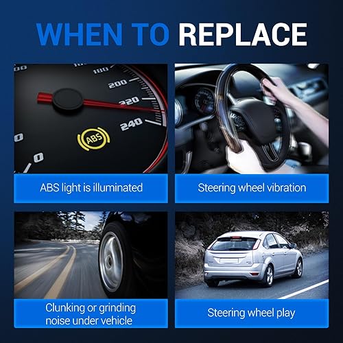 Miniatura 3 de Autoround 513325 Pair Front Wheel Hub and Bearing Assembly Replacement for 2012-2019 Chrysler 300, 2012-2019 Dodge Charger/2012-2019 Challenger 5