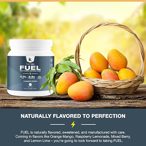 Miniatura 6 de TeamKeto exógenas cetonas en polvo, sales puras Keto BHB  Sin lácteos y gluten, los mejores suplementos cetogénicos, combustible para aumentar la