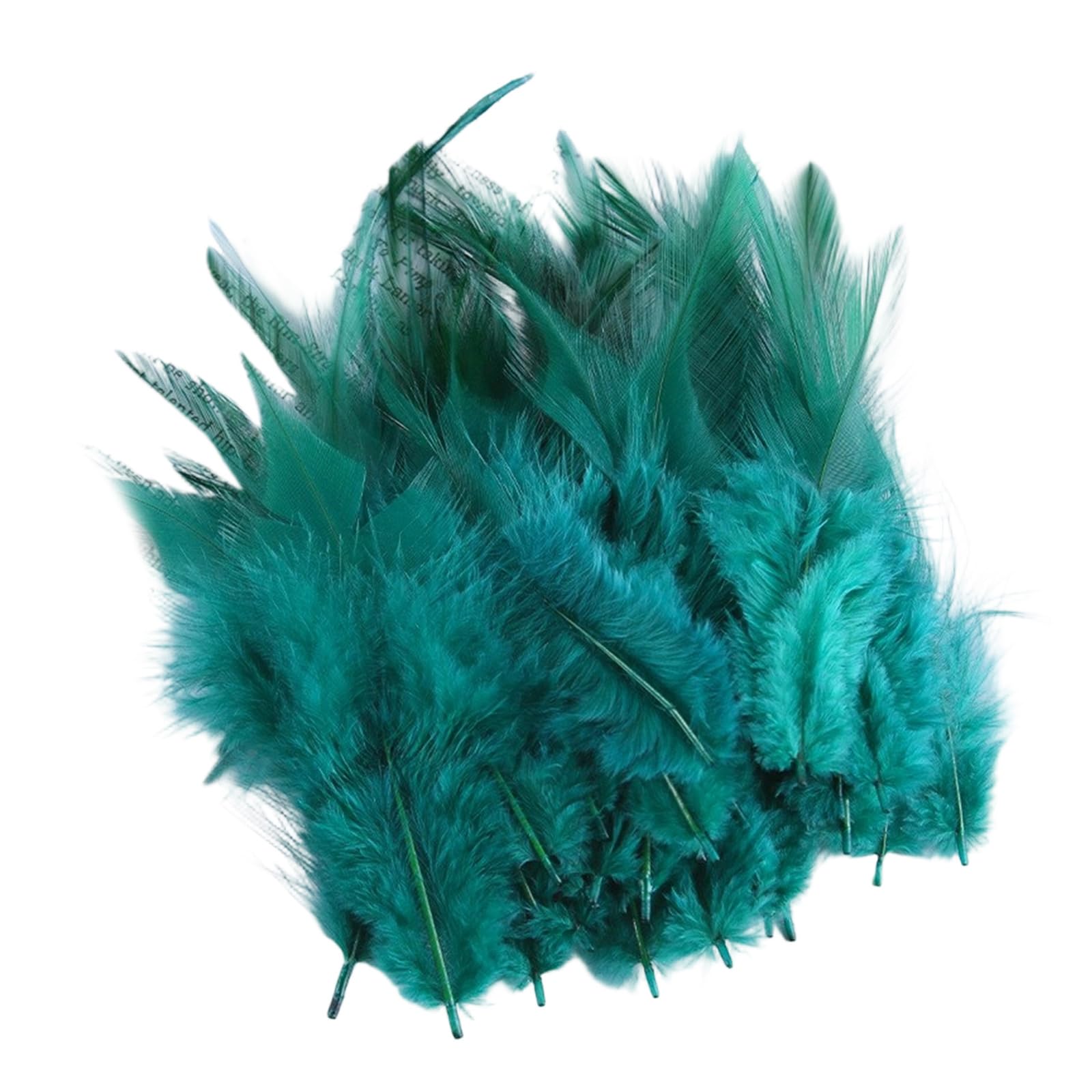 Hsioluted 100PCS Soft Plumage for Projects Portable Decorative Materials Ideal for Costume Design and Party Decoration Long Craft Quills