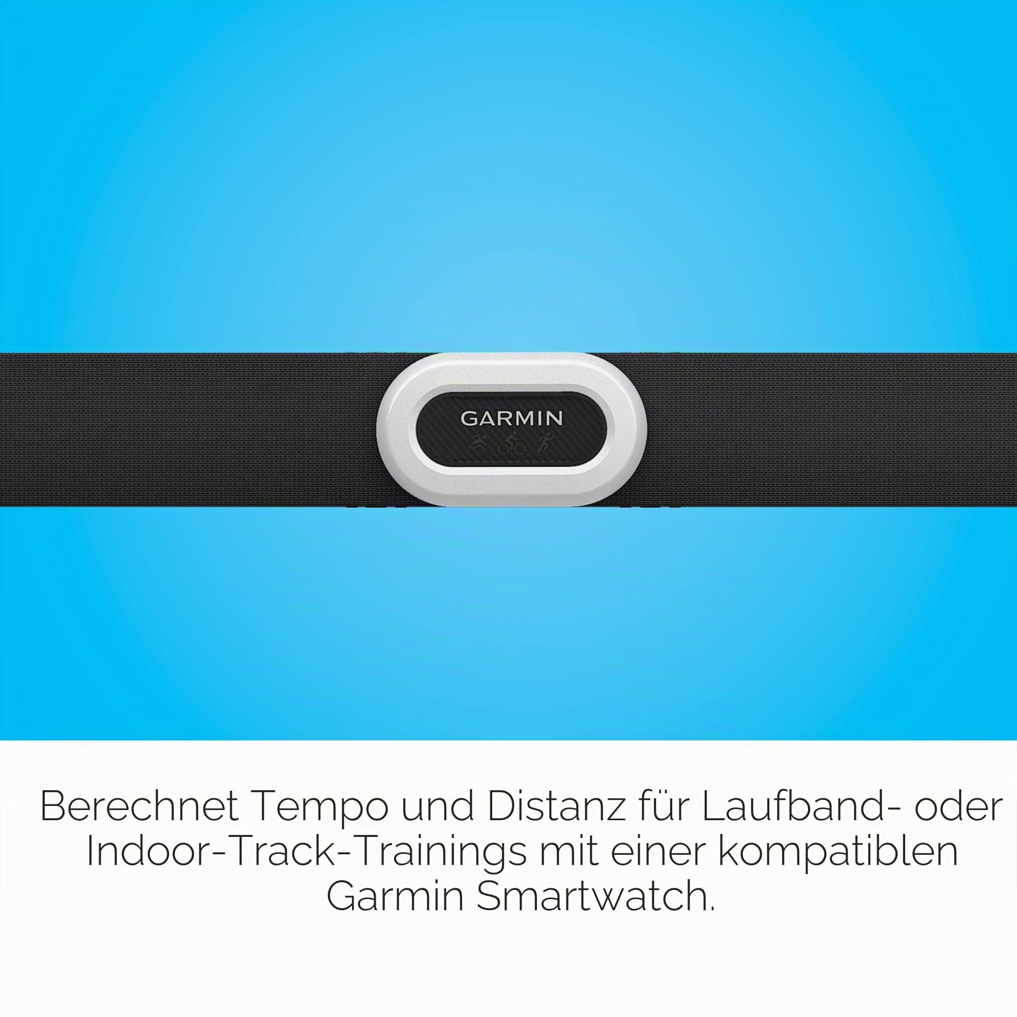 Garmin HRM-Pro Plus, Premium Brustgurt Herzfrequenzmesser, erfasst Laufdynamik, Übertragung über ANT+ und BLE (010-13118-05)