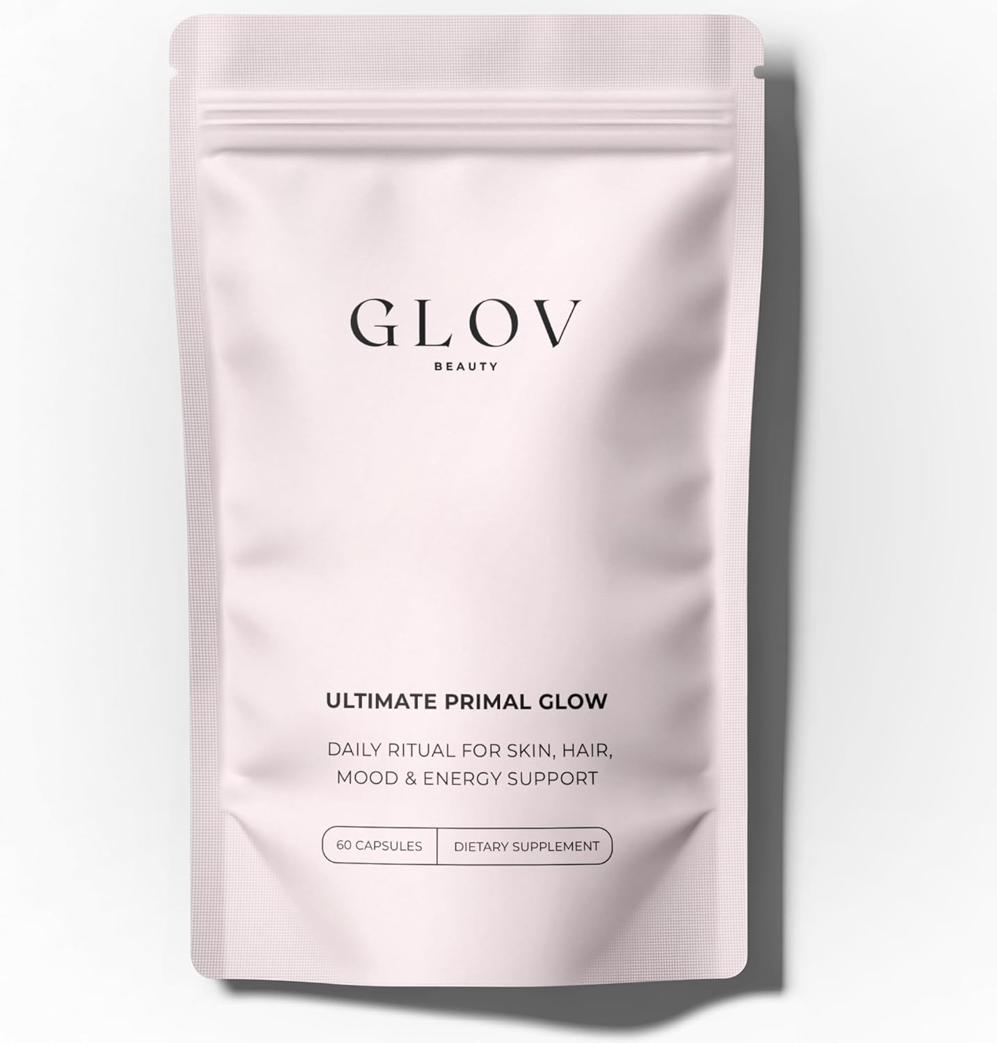 Glov Beauty Ultimate Primal Glow - Grass Fed Beef Organ Supplement for Women, Pasture Raised Liver, Heart, Kidney & Reproductive Beef Organs for Beauty, Energy & Vitality Support, 1Month Supply 60Caps