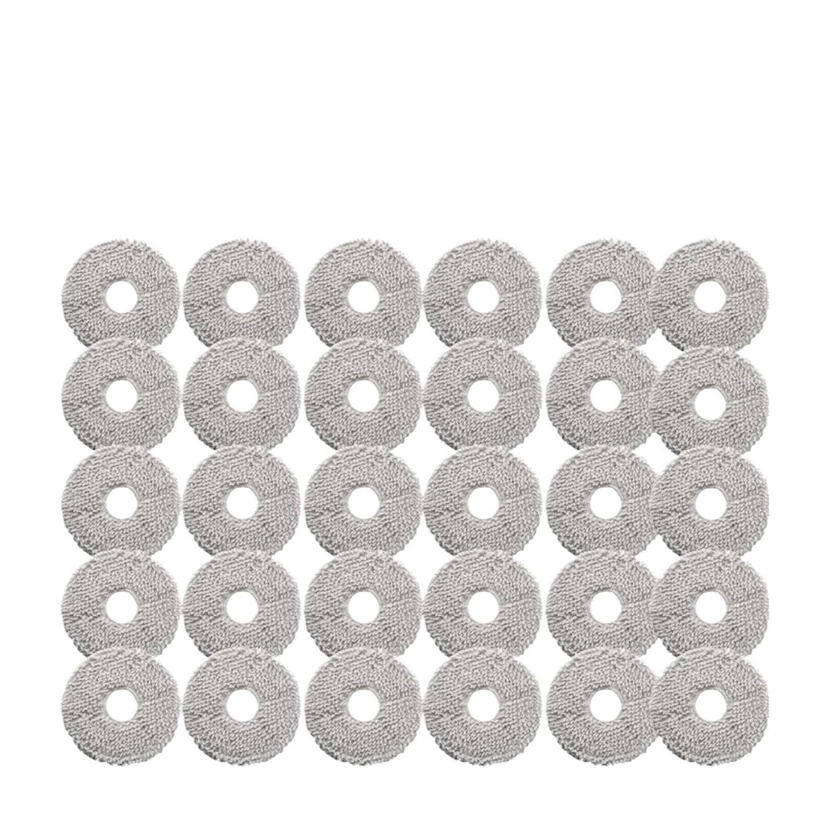 LMRXOFE Vacuum Cleaner Mop Cloth,Compatible For Ecovacs,X1PRO,Compatible For OMNI,T10omni/T20 X2PRO T50PRO,Parts Robot Mop Pad(30 mop cloths)