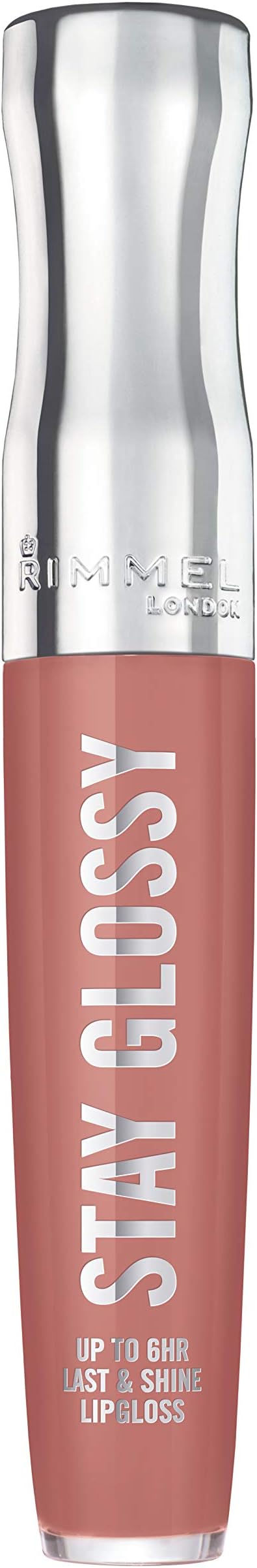 Stay Glossy Lip Gloss - Non-Sticky and Lightweight Formula for Lip Color and Shine - 133 Bare Minimum, .18oz