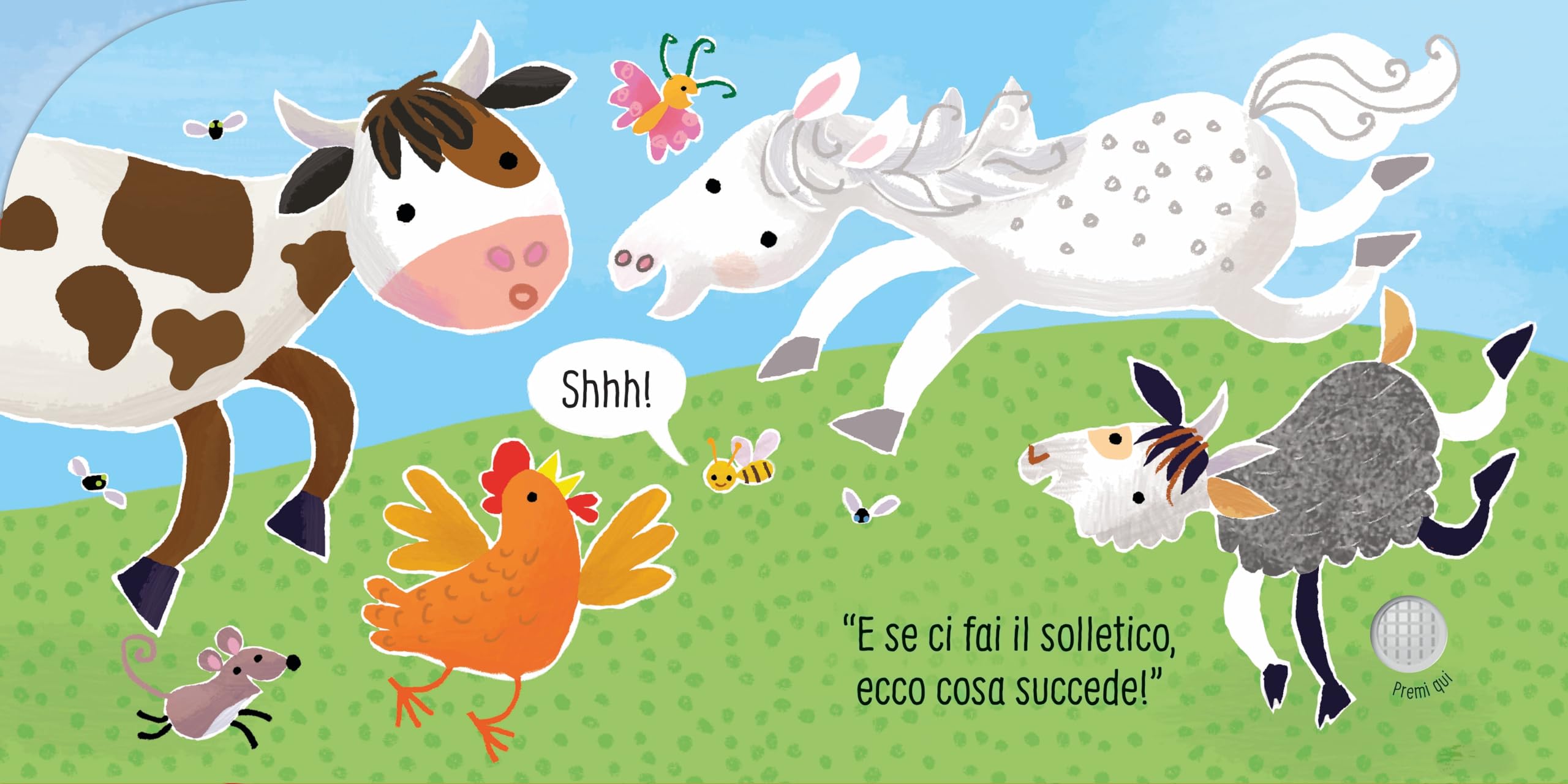 Non farmi il solletico! ...dice la mucca. Ediz. illustrata
