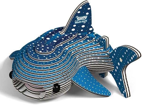 EUGY 049 Walhai. Umweltfreundliches 3D-Papierpuzzle - 1