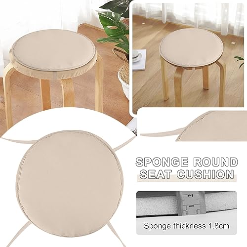 Miniatura 4 de Cojines de silla para sillas de comedor, cojines de silla para sillas de comedor, cojín de silla de oficina, almohadillas suaves antideslizantes