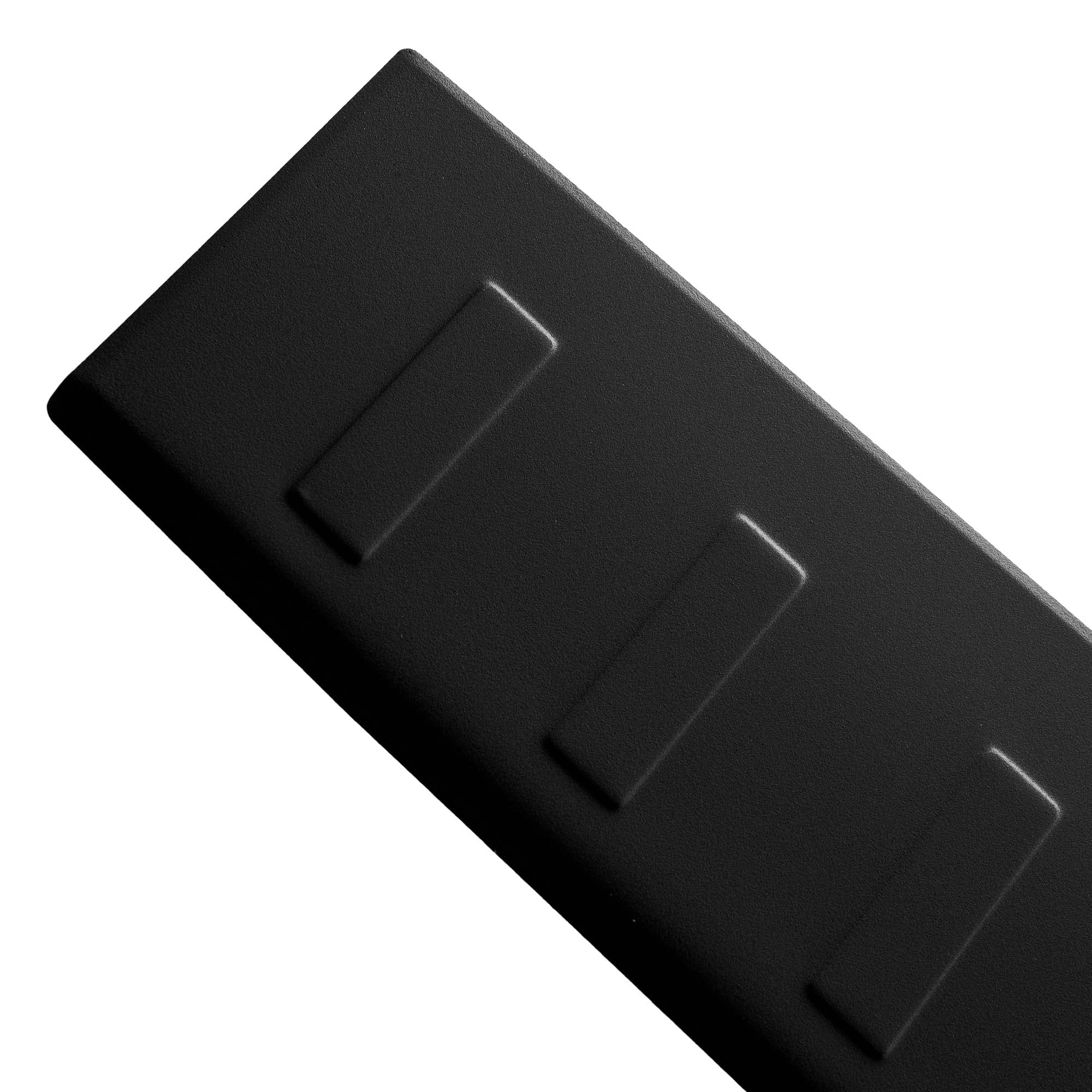 Aroba AR1150-PB Edelstahl Schwarz Pulverbeschichtet Ladekantenschutz kompatibel mit Mercedes Benz V Klasse & Vito ab BJ. 5.2014> passgenau Abkantung Farbe Schwarz
