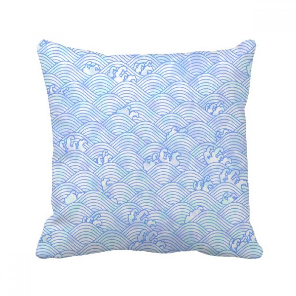 Coussin motif fleurs du Japon géométrie squames multicolore 40x40 cm oreiller canapé et insert