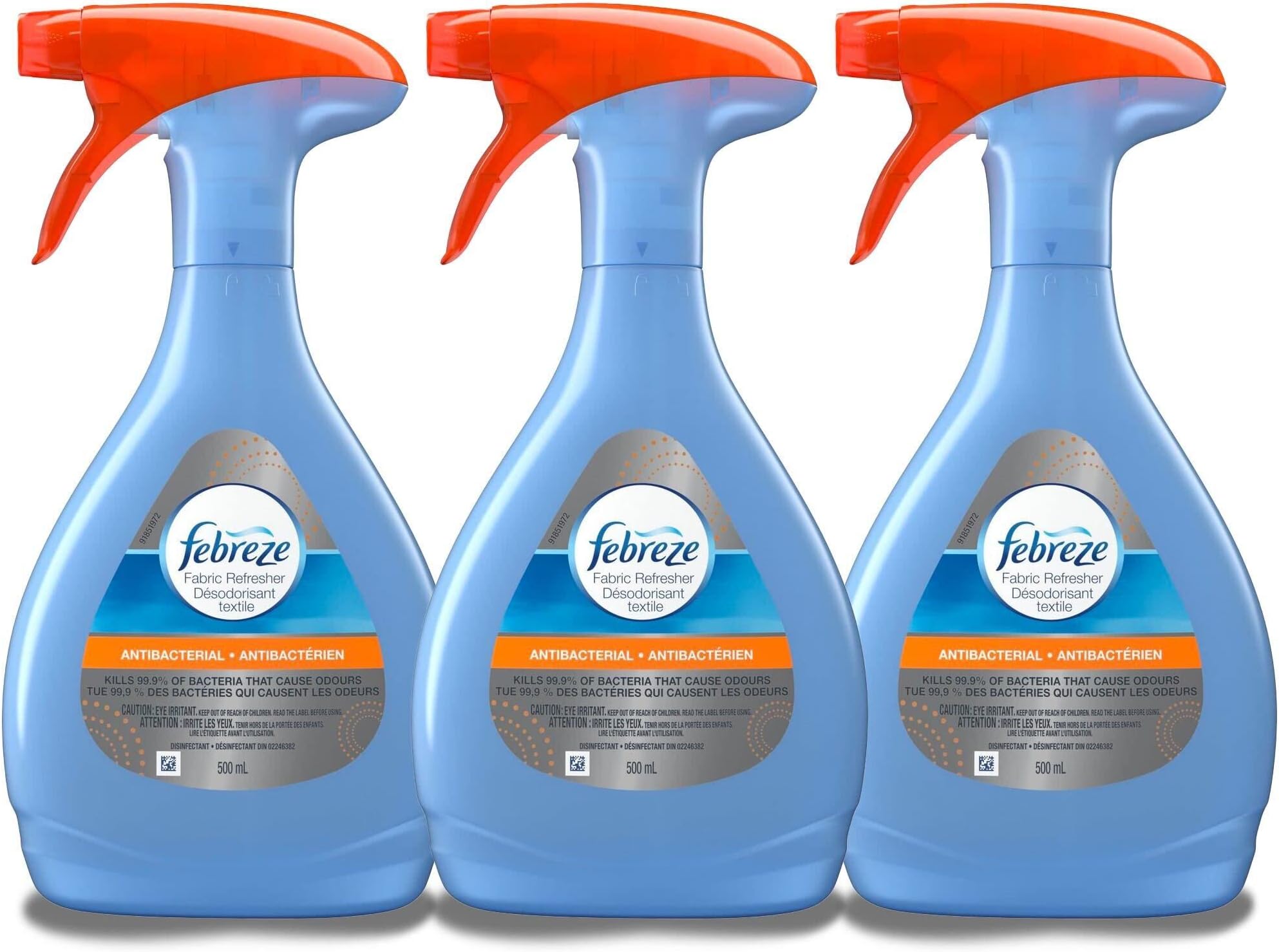 Febreze Antibacterial Fabric Refresher 16.9 oz (Pack of 3)