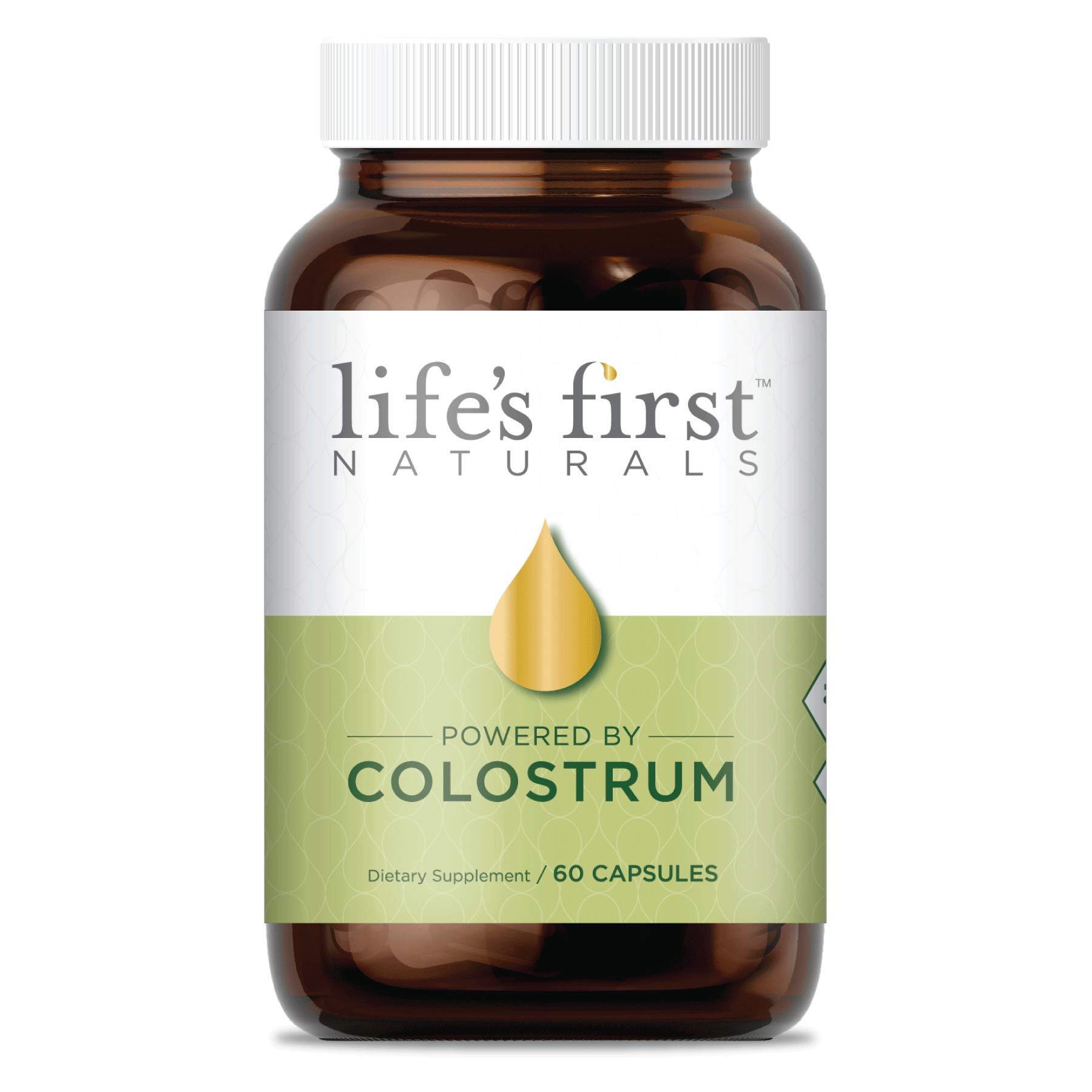 Life's First Naturals, Nutritional Supplement with Colostrum, 60 Adult Capsules