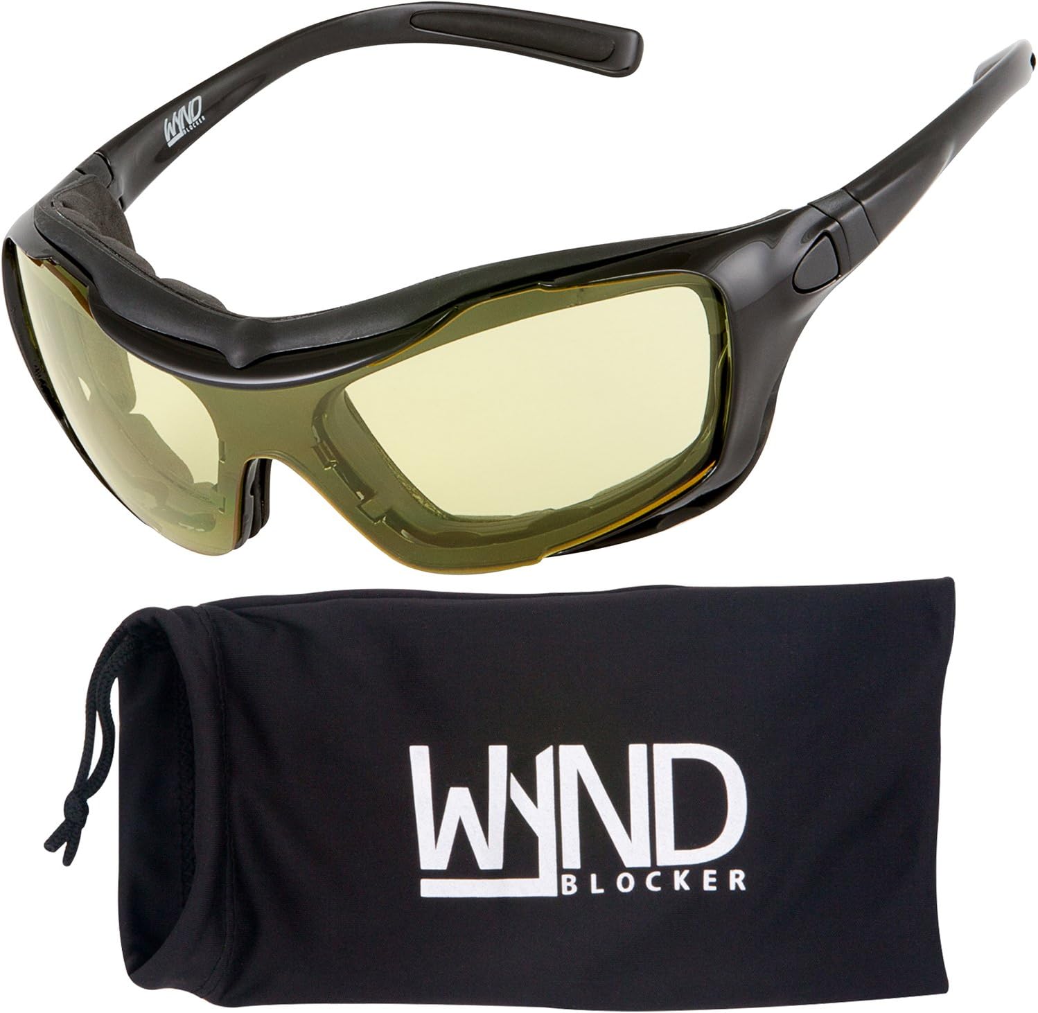 WYND Blocker Large Motorcycle Riding Glasses Extreme Sports Wrap Sunglasses