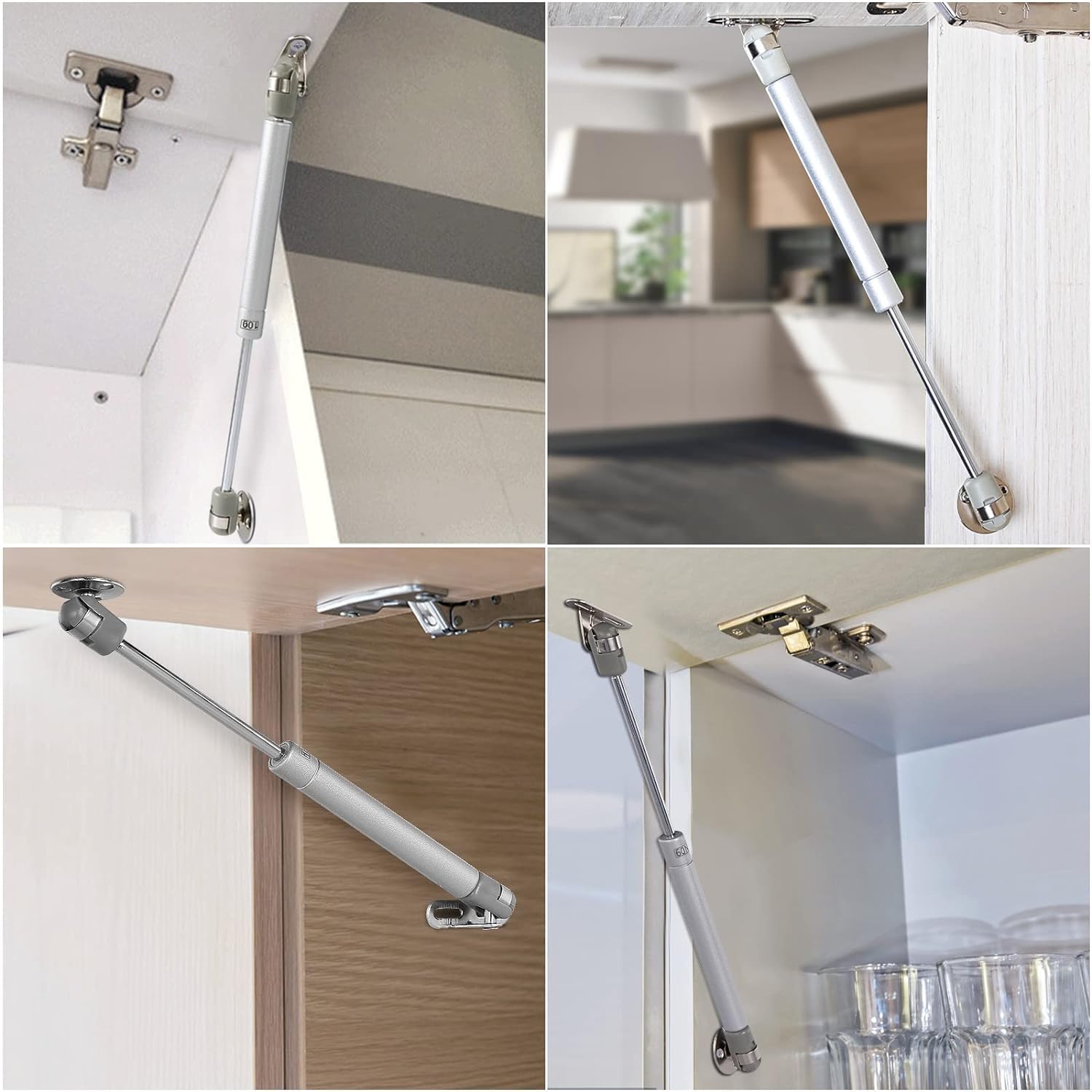 Vinabo 4 100N Gas Springs, Gas Pistons For Doors, Furniture Jack, Cabinet Hinge, Hinge Damper - View #12