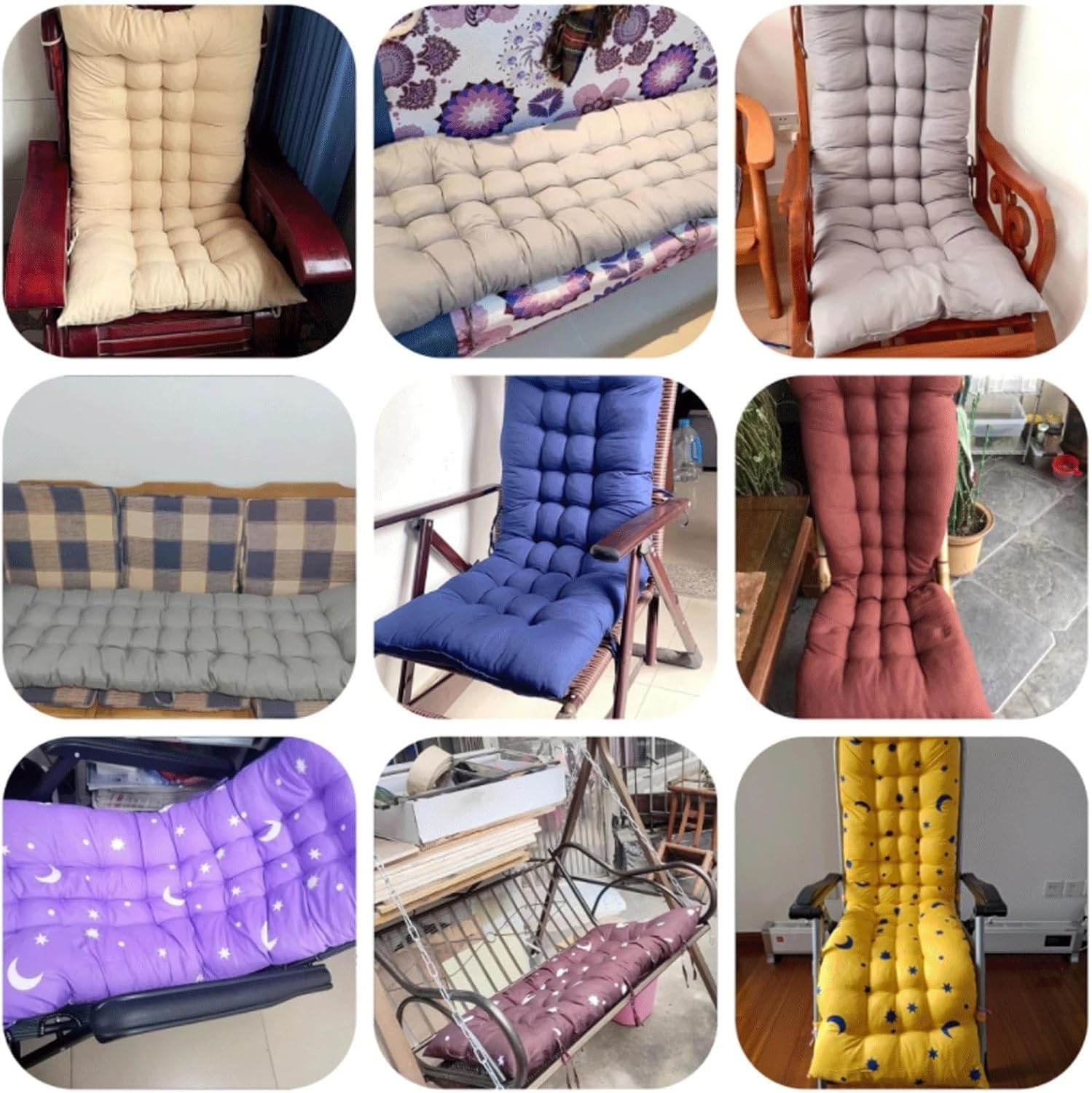 Coussin Dossier Pour Chaise Longue Extérieur | Rembourrage Coton PP | Taille 110x40cm - Confort Jardin