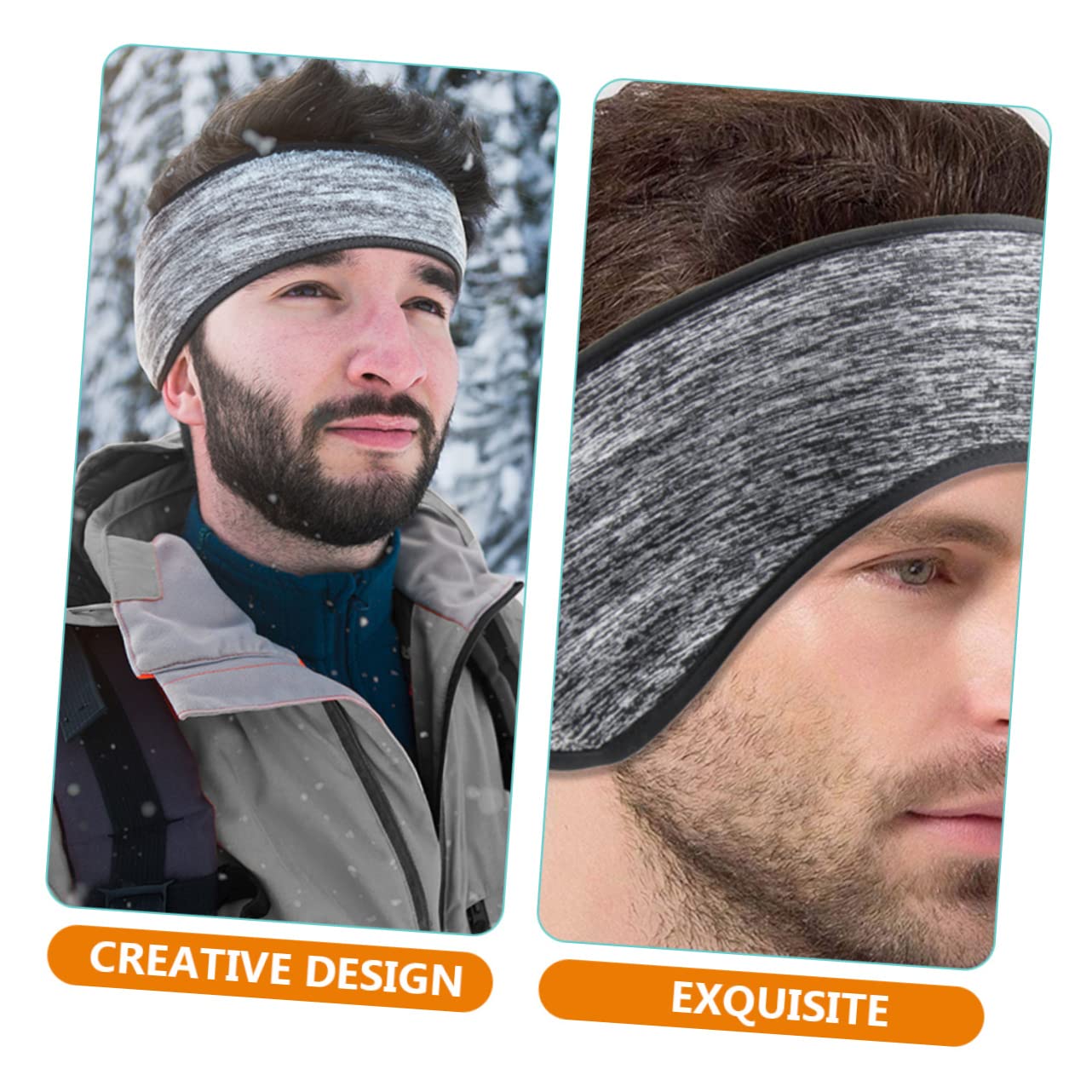 Bandeau Hiver Couvre Oreilles Sportsif Froid Accessoires pour Cyclisme Et Activités Extérieures