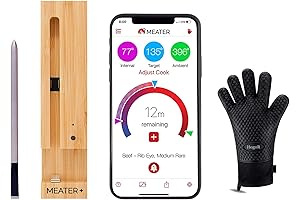 MEATER+ 165 ft Long Cooking Thermometer: Wireless Meat Thermometer for the Grill,...