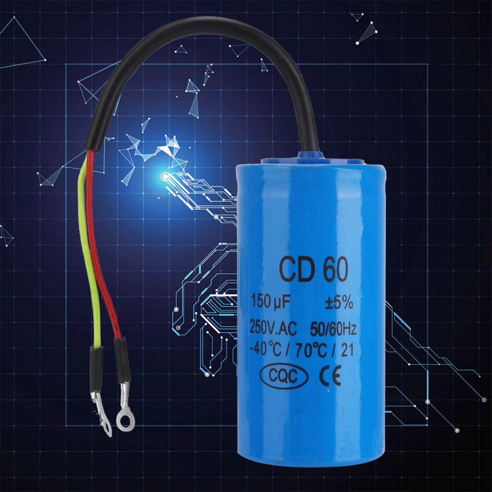 Condensatore 35 Uf 450v Condensatore Di Avviamento Del Motore, CD60 350uf 250V Condensatore Di Avviamento Del Motore CA 350MFD Condensatore Di Marcia Condensatore Per Motore