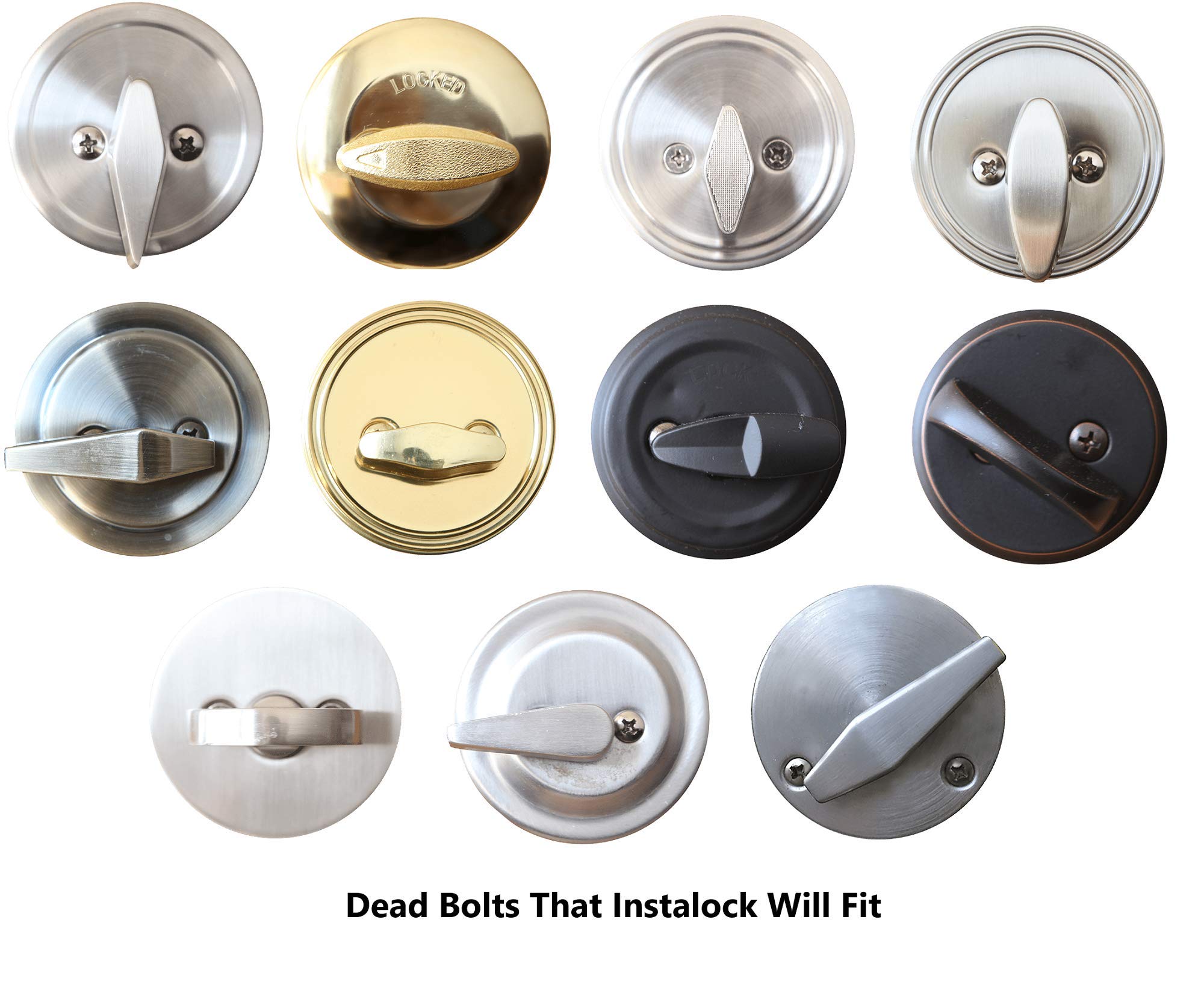 INSTALOCK Keyless Remote Entry, Installs in Seconds, No Lock to Change, Includes 2 preprogramed Key Fob remotes