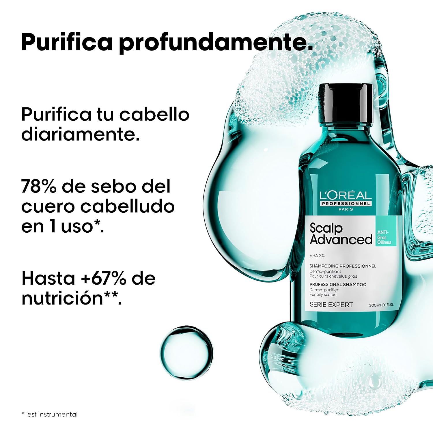 Anti-Grease Shampoo L'Oreal Professionnel Paris Expert image 2