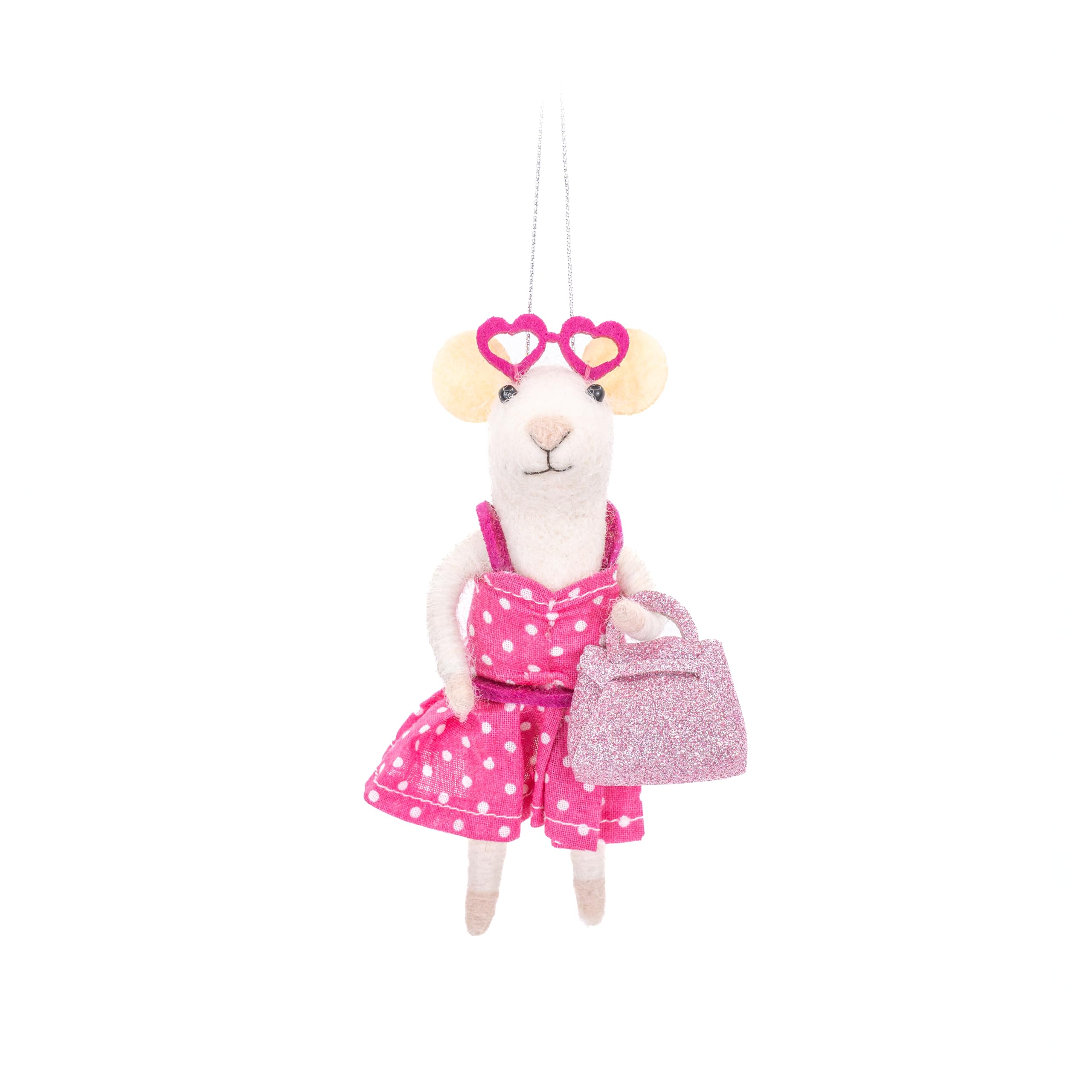 Sass and Belle Margot Mouse Felt Decoration