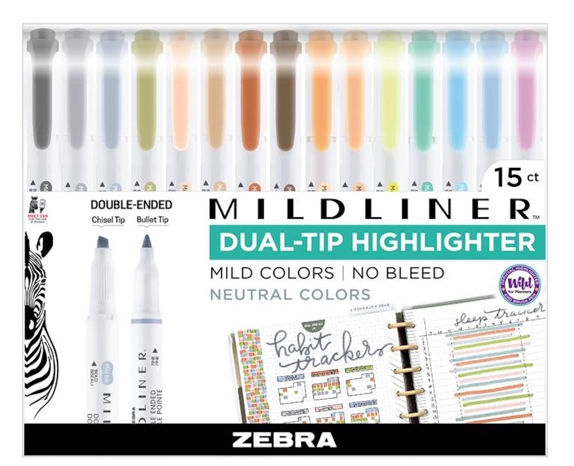 Amazon.com : Zebra Pen Mildliner Double-Ended Highlighter