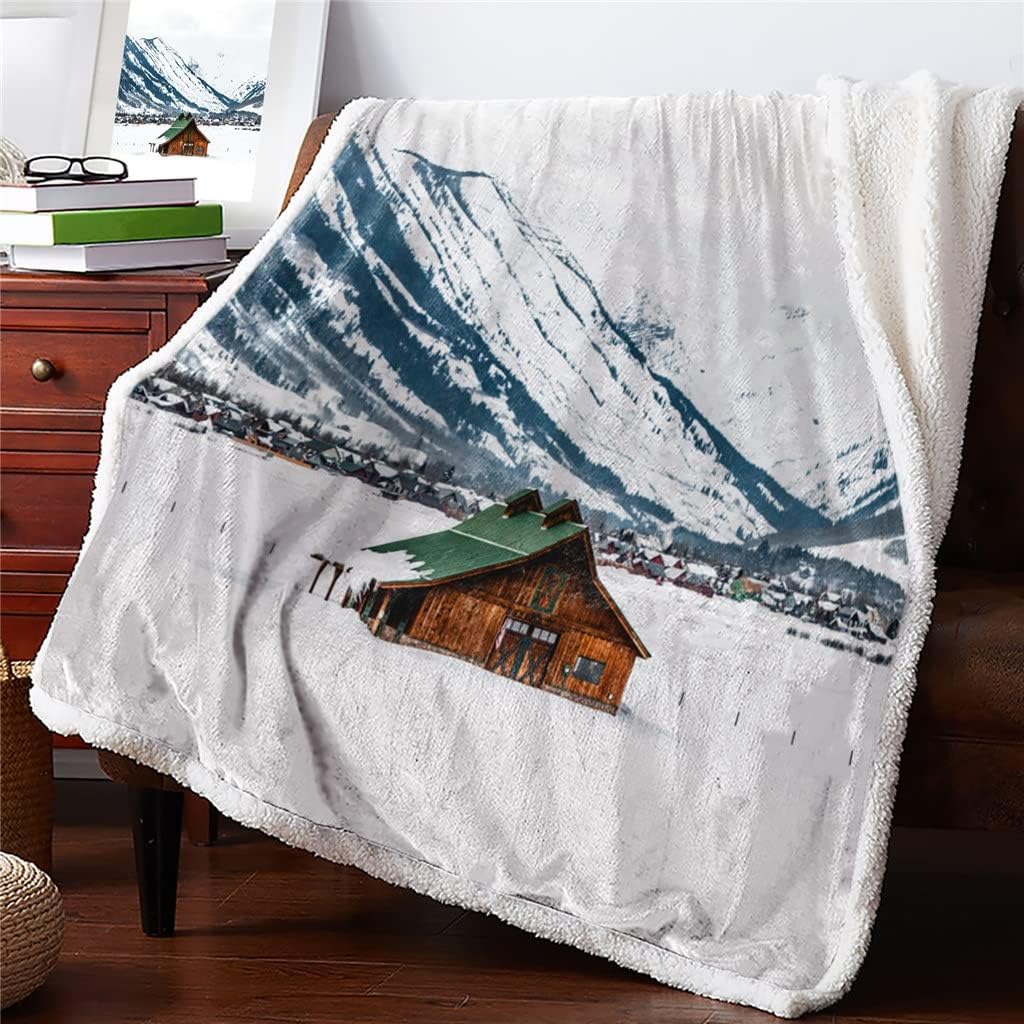 Sherpa Blanket Thick Velvet Flannel Bedspreads Office Nap Throw Sofa Cover Bedding