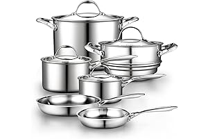 Cooks Standard Stainless Steel Kitchen Cookware Set: Essential and Durable Kitchenware