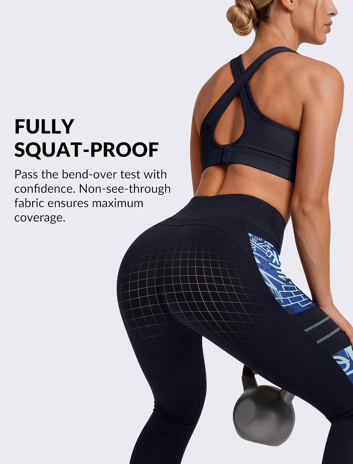 Yvette High Waisted Leggings for Women with Pockets - Tummy Control Yoga Pants, Printed Workout Leggings & Exercise Pants