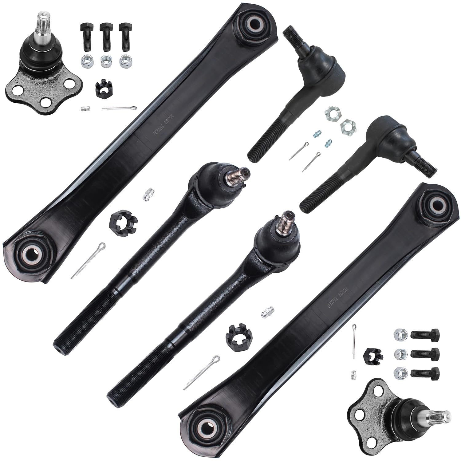 Detroit Axle - 2WD Front Upper Control Arm Tie Rod Replacement