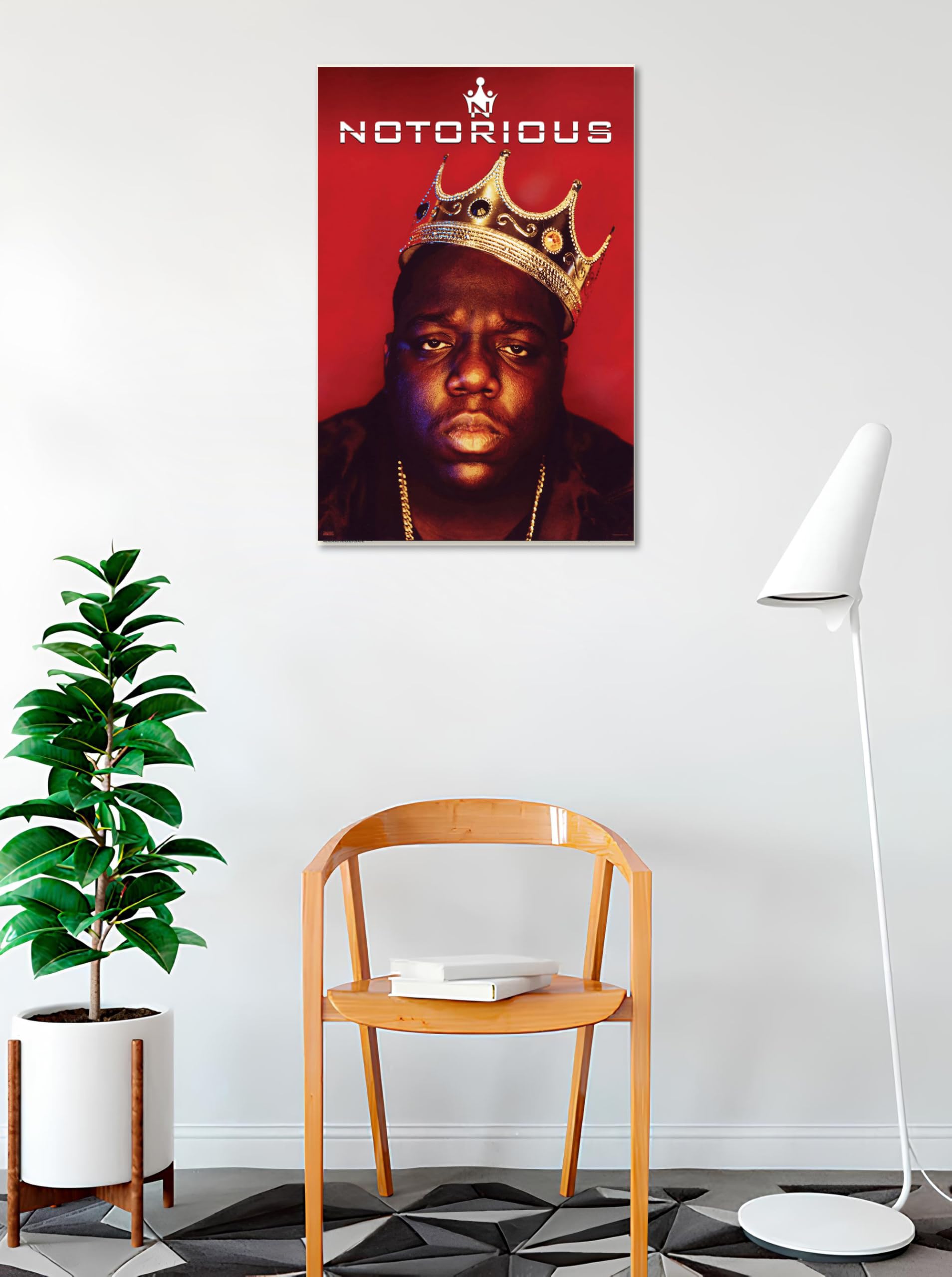 BUY ART FOR LESS Officially Licensed Notorious BIG - King of Hip