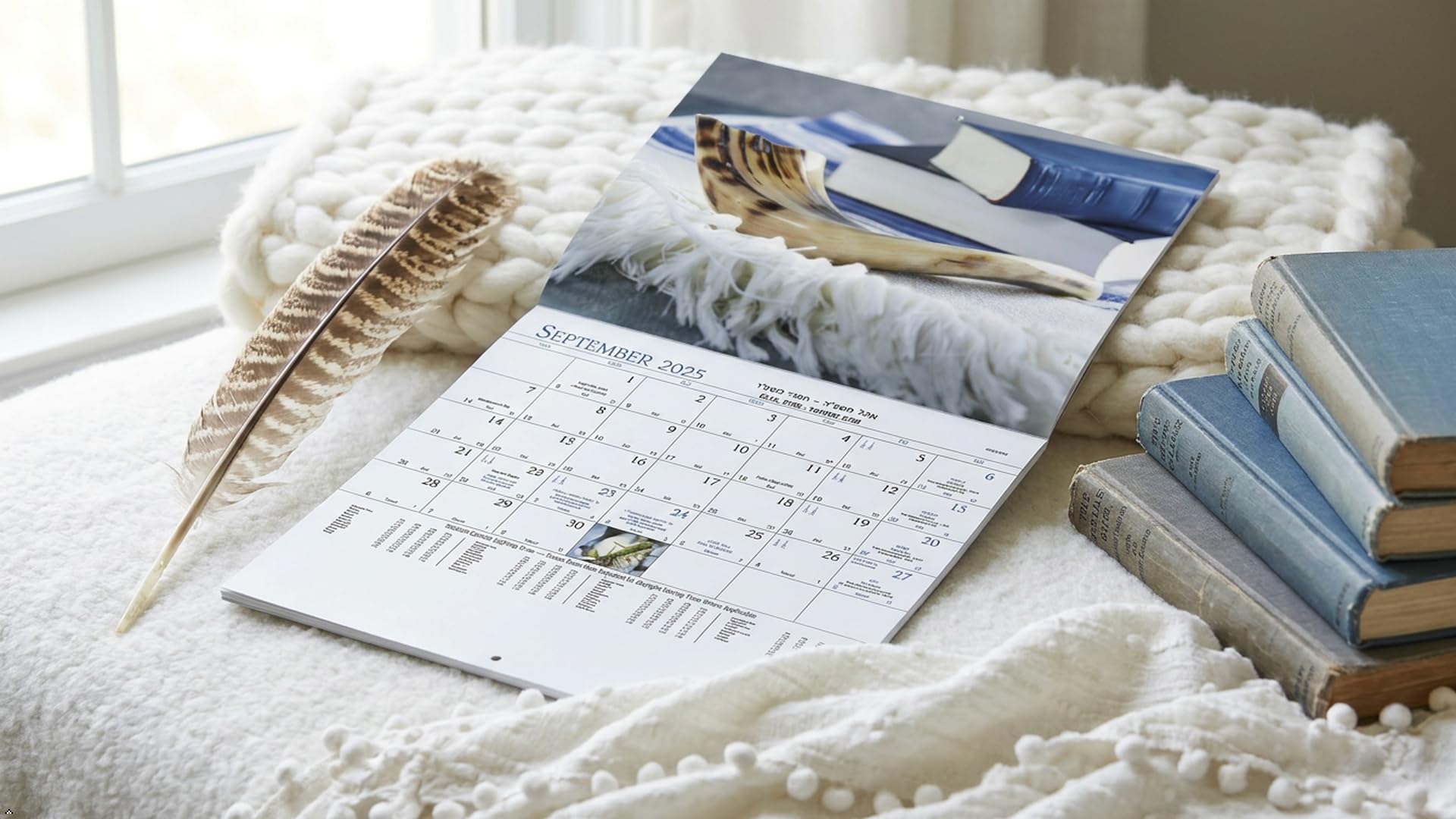 Jüdisches Jahr Wandkalender 5786/2025-2026
