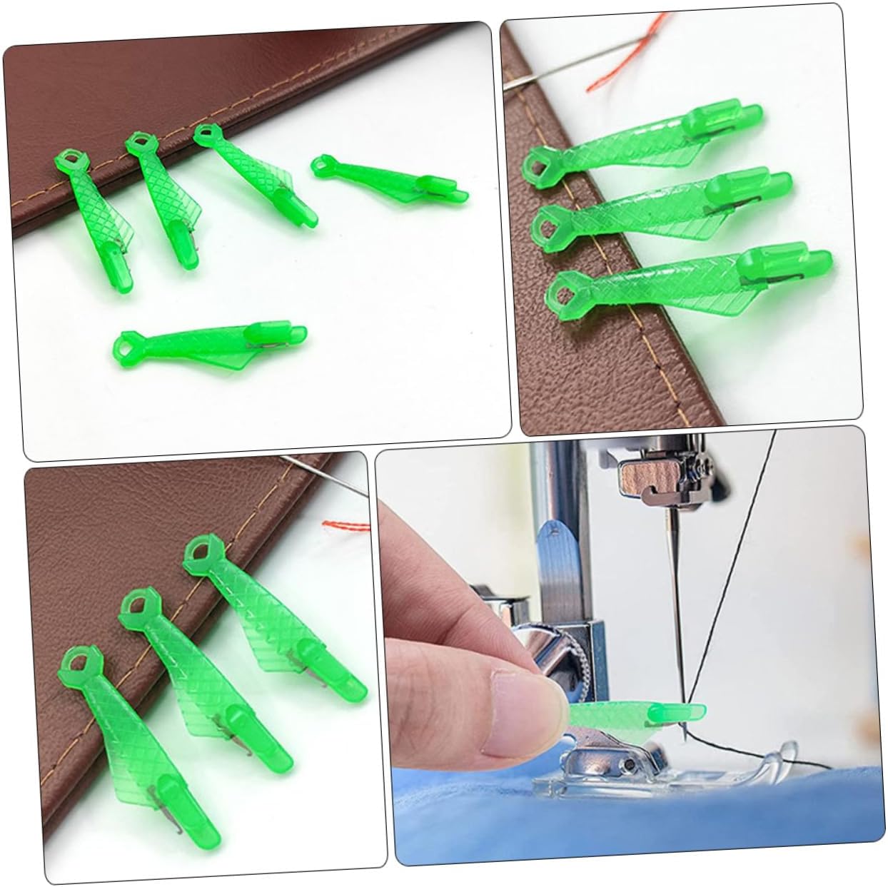 Lurrose 240pcs Needle Threaders for Hand Sewing Fish-Shaped Plastic Threading Tools Convenient Sewing Machine Supplies for Easy Threading