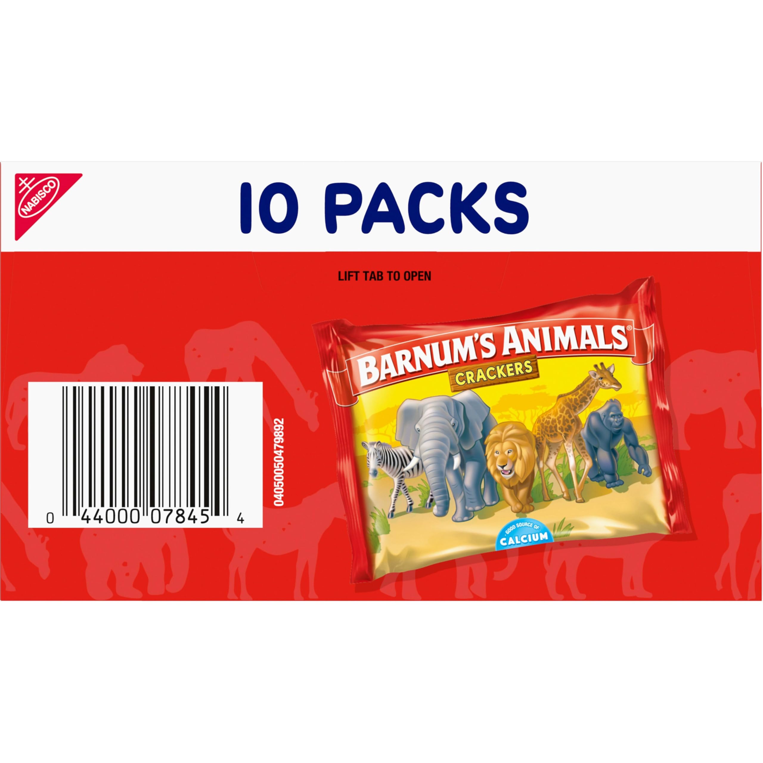 BARNUMS Original Animal Crackers Kids Snacks 10 Snack Packs — view 19