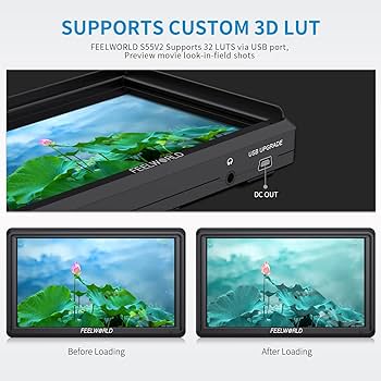 FEELWORLD モニター S55 5.5インチ FEELWORLD S55 5.5 Inch Small On Camera DSLR Monitor full HD