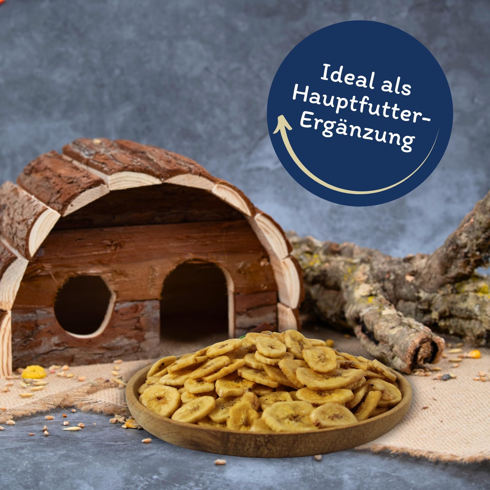 Lyra Pet® 5 kg Bananen getrocknet Futter für Pferde, Nager & Reptilien | Reich an Vitaminen & Ballaststoffen - Nährstoffreiches & natürliches Futter - Bananenscheiben ideal als Ergänzung