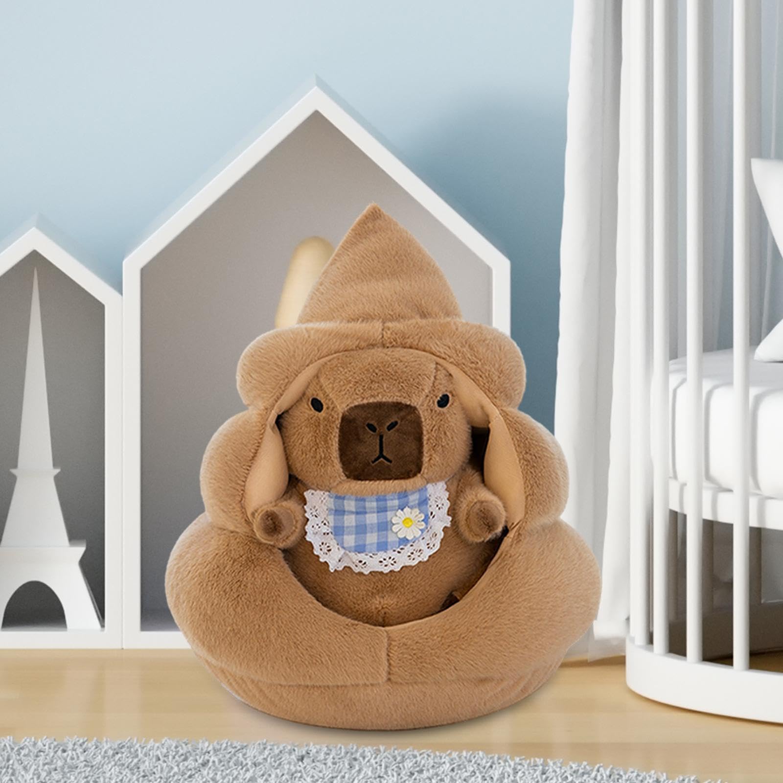 Capybara Plüschtier, Süßes Capybara, Stofftier, Cartoon Plüschtier, Heimdekoration, Plüsch Capybara Puppe für Geschenke für Jungen Und Mädchen, 60 cm