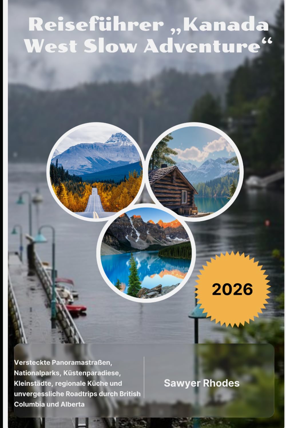 Reiseführer „Kanada West Slow Adventure“ 2026: Versteckte Panoramastraßen, Nationalparks, Küstenparadiese, Kleinstädte, regionale Küche und unvergessliche Roadtrips durch British Columbia und Alberta