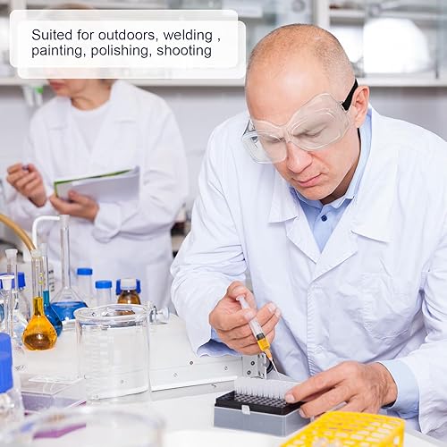 Miniatura 3 de 50 pares de gafas de seguridad antivaho protectoras de seguridad antiarañazos, protección ocular, lentes transparentes, gafas de cebolla, gafas