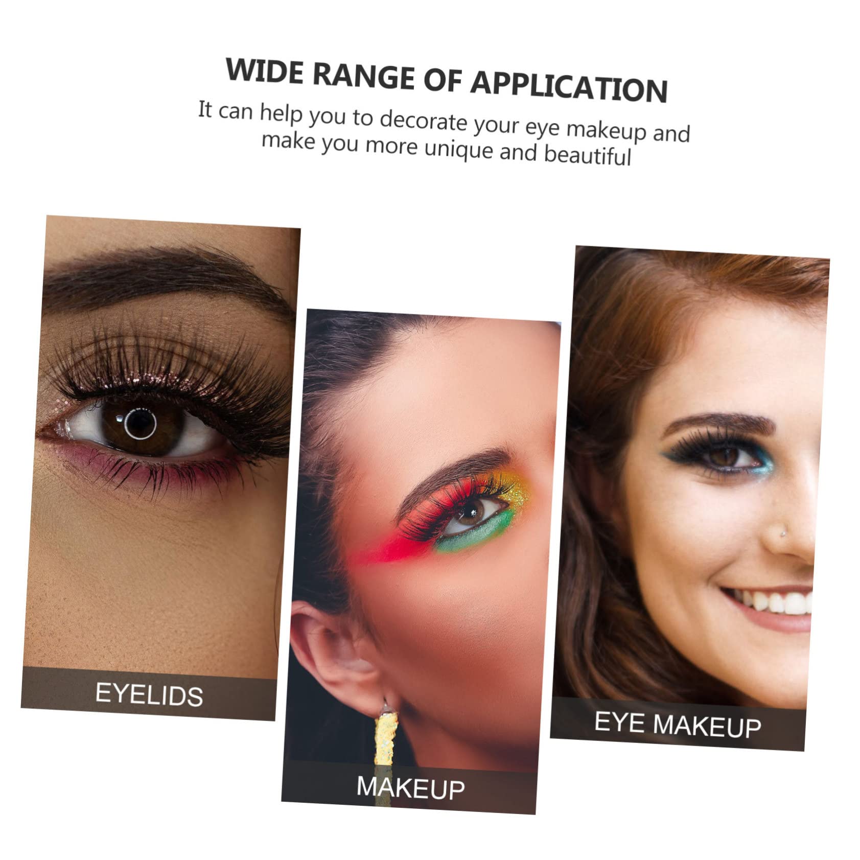 POPETPOP 120paia Eyeliner Stickers Riutilizzabili Per Doppie Palpebre Strisce Coloratper Makeup Adatte Tutti Tipi Occhi e Facili Applicare Per Viaggi e