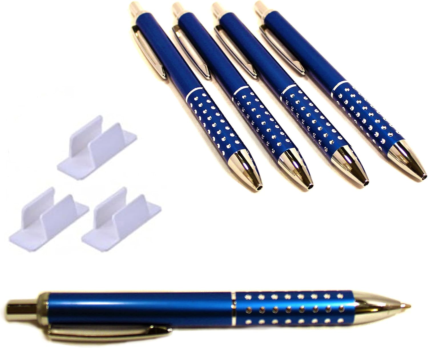 Self Adhesive Pen Holder Clip Clips Table Desk Office Work Computer