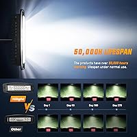 Vista 6 de Nilight Módulos LED de Montaje Empotrado, 2 unidades, 6 pulgadas, 60W, Luz de Trabajo LED, Combo de Haz de Inundación y Concentrado, Luces