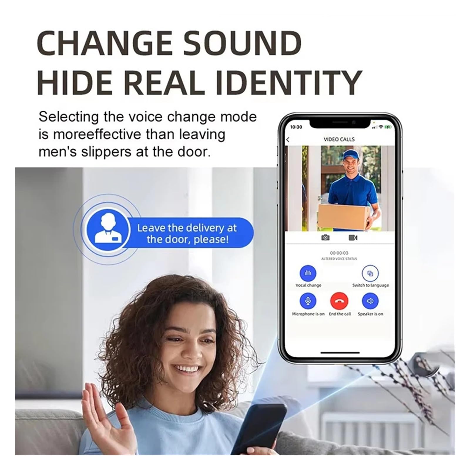 Caméra de Sonnette vidéo WiFi sans Fil