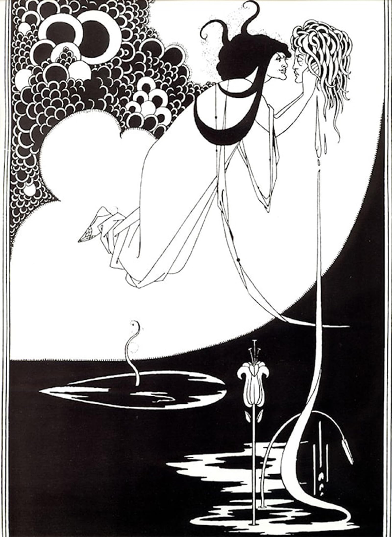 Affiche le point culminant Aubrey Beardsley 60x90cm impression murale - 5