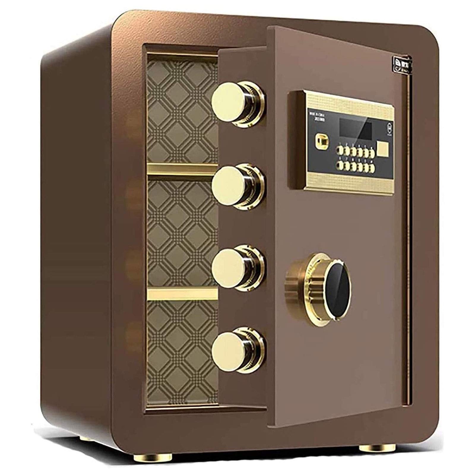 Cassaforte Digitale con Tastiera, Cassetto Porta Contanti, Struttura in Acciaio, Cassaforte per Gioielli E Denaro, per Casa, Ufficio, Hotel E attività Commerciali (B)