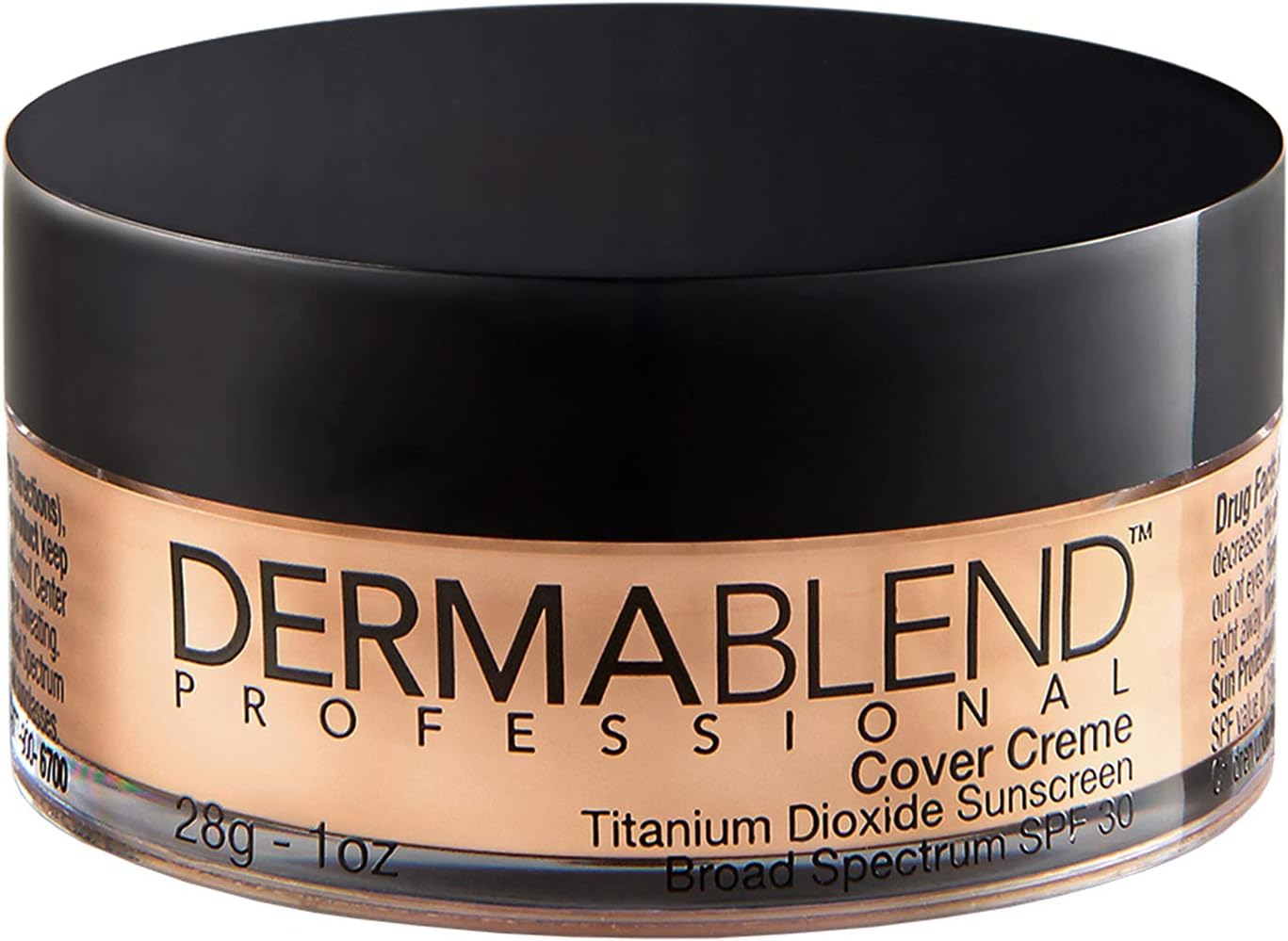 Dermablend Cover Creme Broad Spectrum Spf 30 (High Color Coverage) - Almond Beige, 1 oz-762753643971
