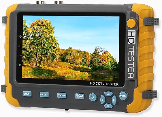 Tester della macchina fotografica del CCTV pollici Yblntek AHD TVI CVI tester video del monitor coassiale Prova video analogica Prova del cavo UTP Uscita VGA HDMI Uscita DC12V Tester della macchina fotografica del CCTV pollici Yblntek AHD TVI CVI tester video del monitor coassiale Prova video analogica Prova del cavo UTP Uscita VGA HDMI Uscita DC12V