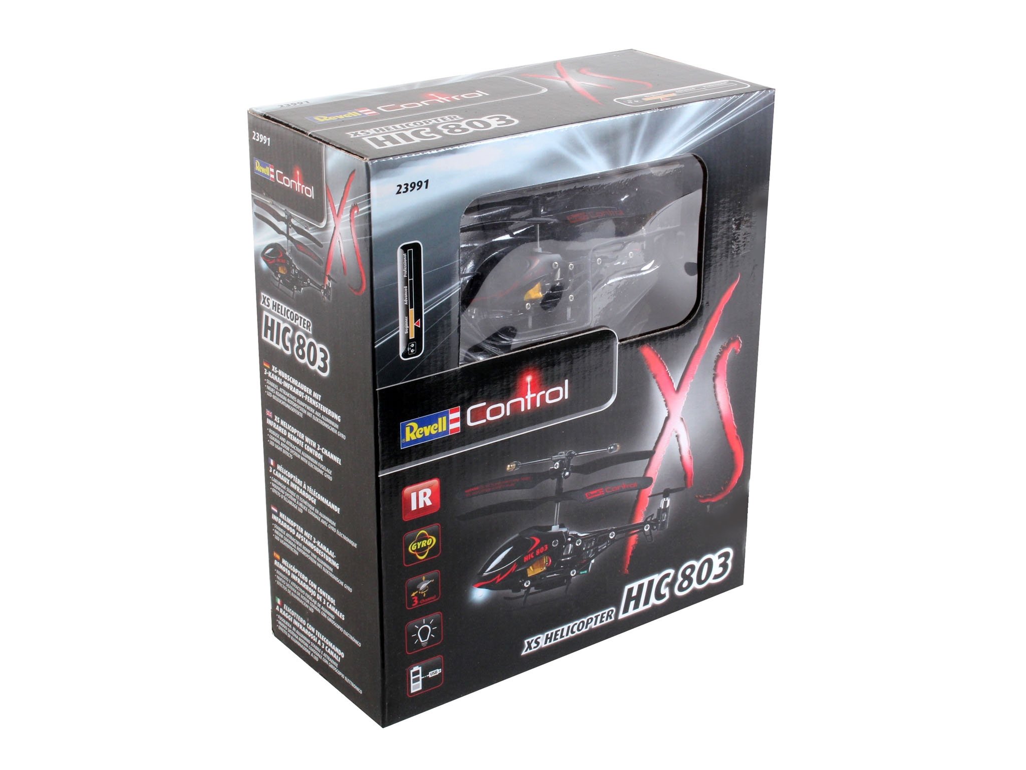 Revell Control 23991 - Elicottero radiocomandato - HIC 803, XS Series RTF/3CH/IR