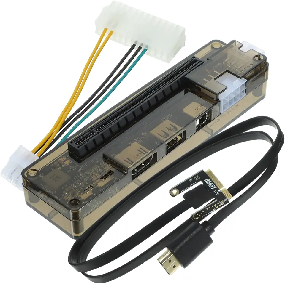 Yardenfun Placa de vídeo Dock de expansão GPU externa para laptop portátil sem necessidade de instalação estilo aleatório