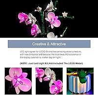 Vista 3 de BrickBling Solo Luz, Compatible con Lego 10311 Orquídea, Kit de Iluminación LED Compatible con Orquídea 10311 (Solo Luces, No Viene con Modelo)