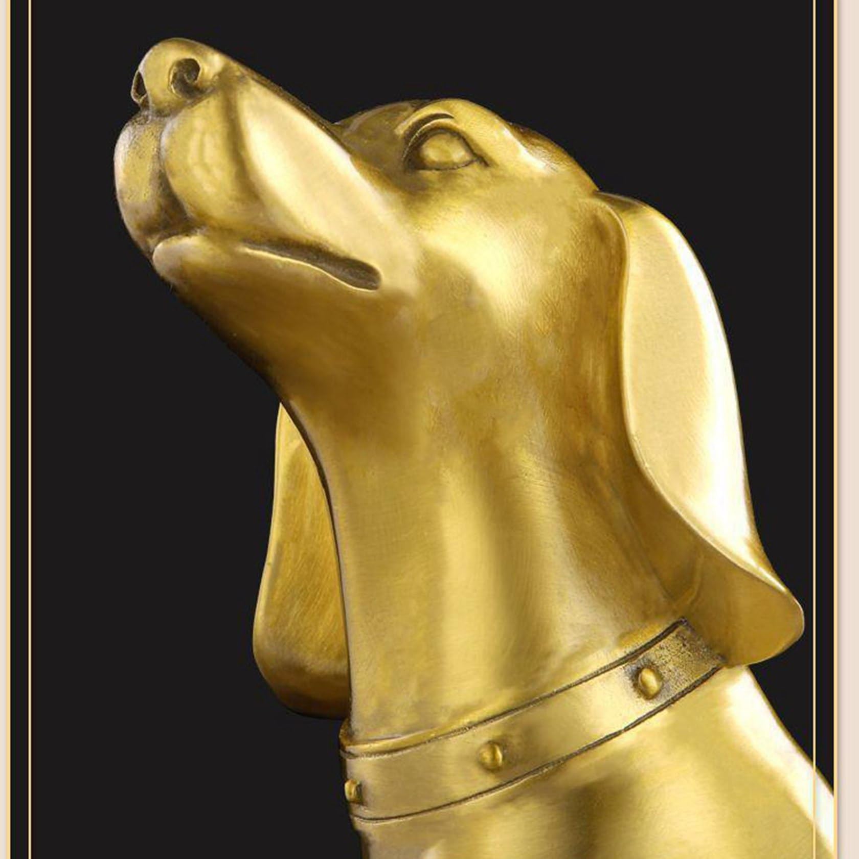 Amazon.co.jp: 戌 犬 干支 元寶 23cm 12cm 銅製 玄関置物 いぬ イヌ